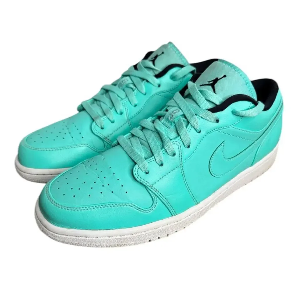 Nike Air Jordan 1 Low 11.5 Hyper Turquoise Color